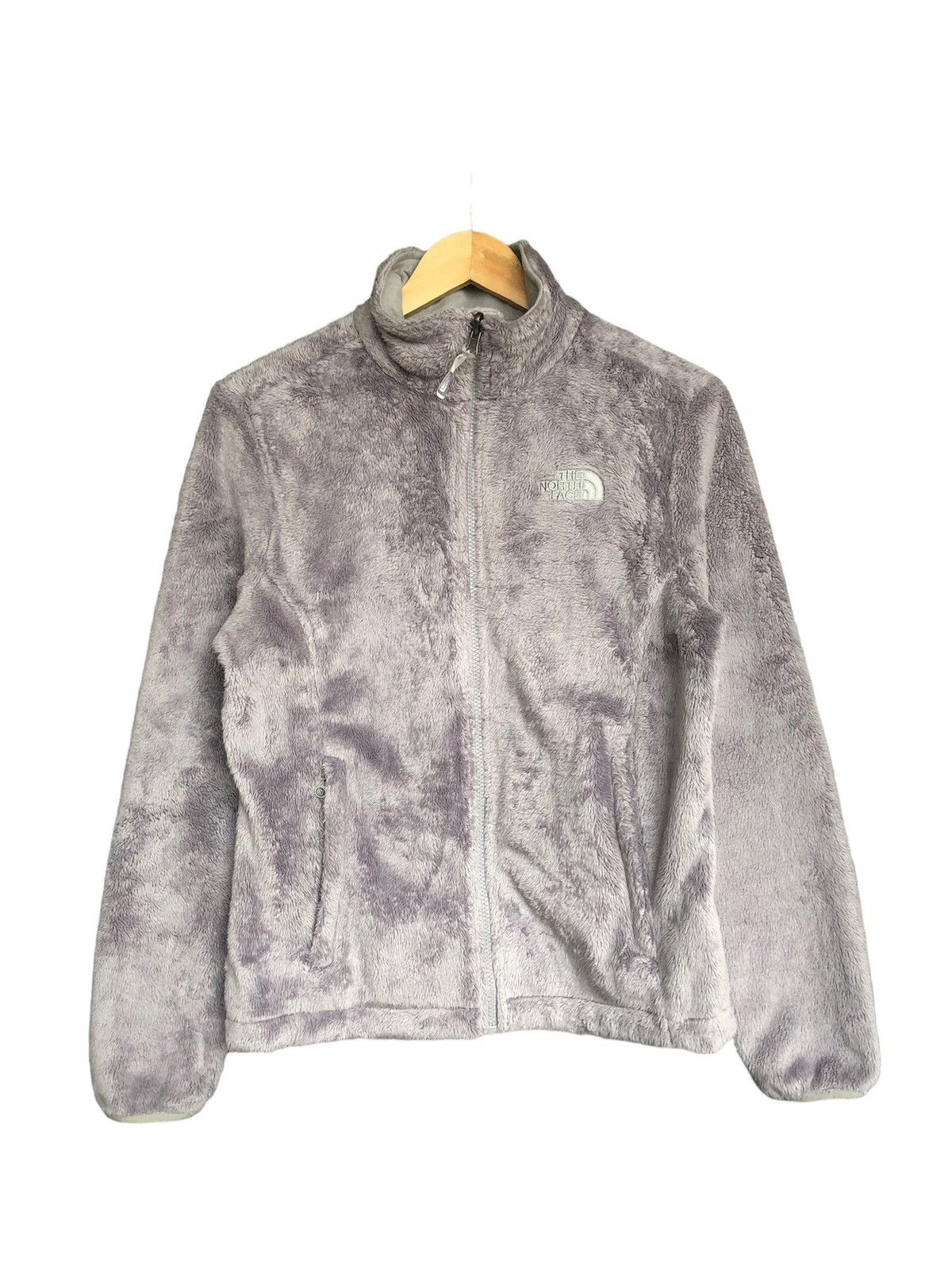 The North Face The North Face Light Grey Fleece Jacket Womens Size M / US 6-8 / IT 42-44 - 1 Thumbnail