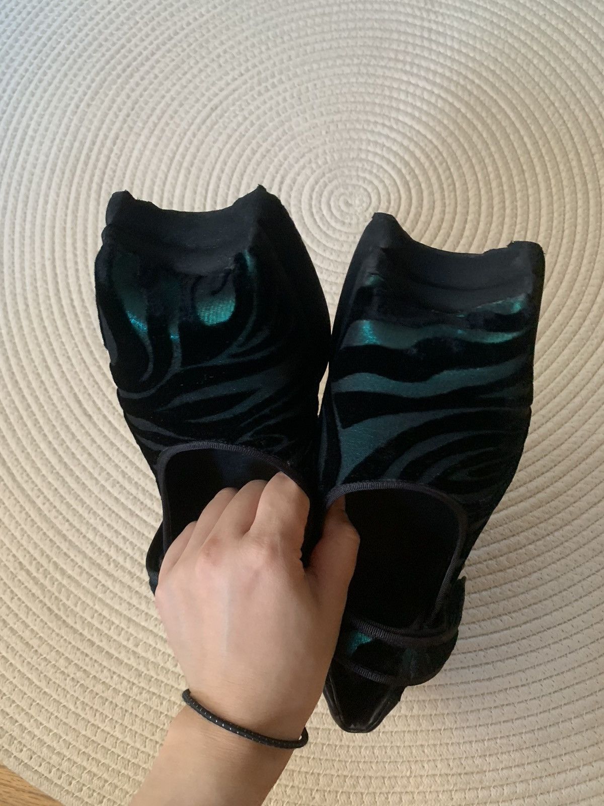 【Paula canovas del vas diablo sneaker】 Paula Canovas Del Vas Blue Diablo Sneakers – BlackSkinny