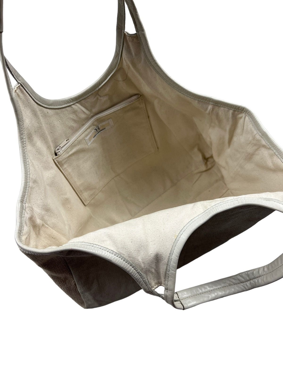 Yohji Yamamoto Vintage Y’s by Yohji Yamamoto Coated Canvas Shoulder Bag Size ONE SIZE - 8 Thumbnail