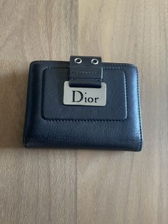 Christian Dior Business Card Holder 2ESCH136YSE_H03E , Black, One Size