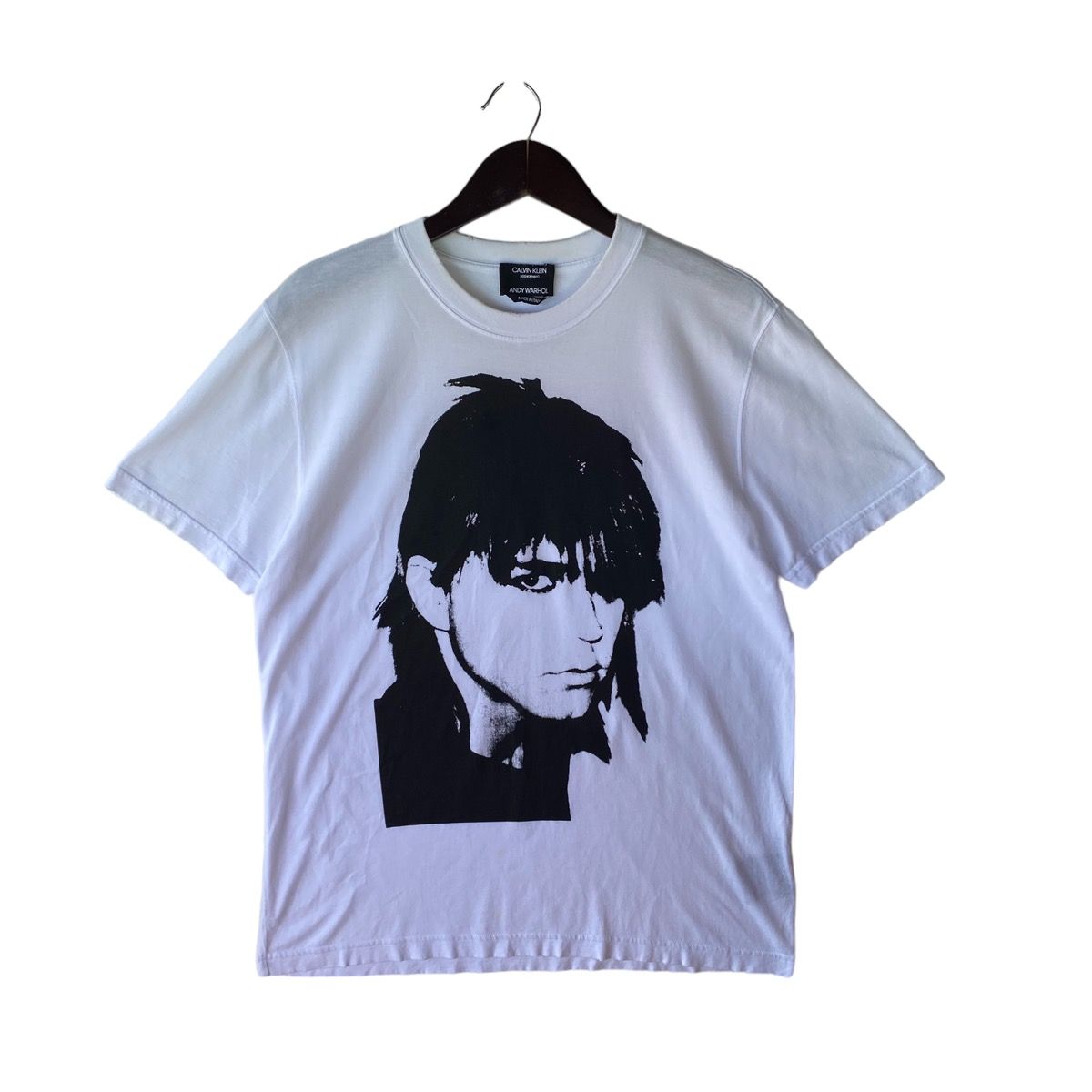 Pre-owned Andy Warhol X Calvin Klein Stephen Sprouse Andy Warhol Italy Tee Shirt In White