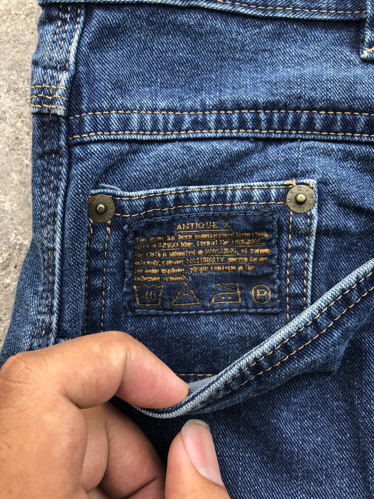 Marithe + Francois Girbaud MFG Marithe Francois Girbaud Tupac Baggy Denim Size US 32 / EU 48 - 8 Thumbnail