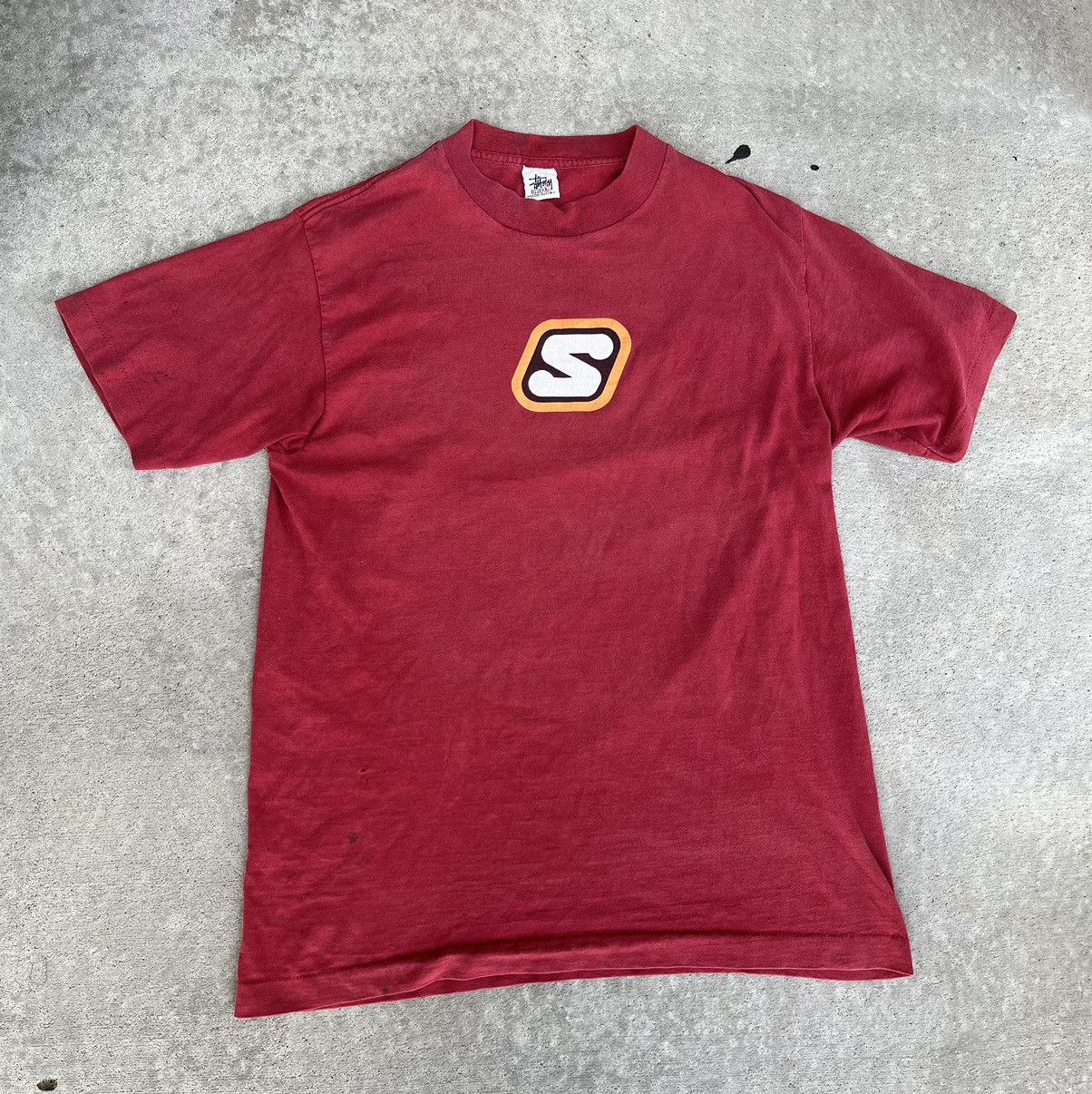 Stussy Vintage 1990s Stussy Red T-Shirt | Grailed