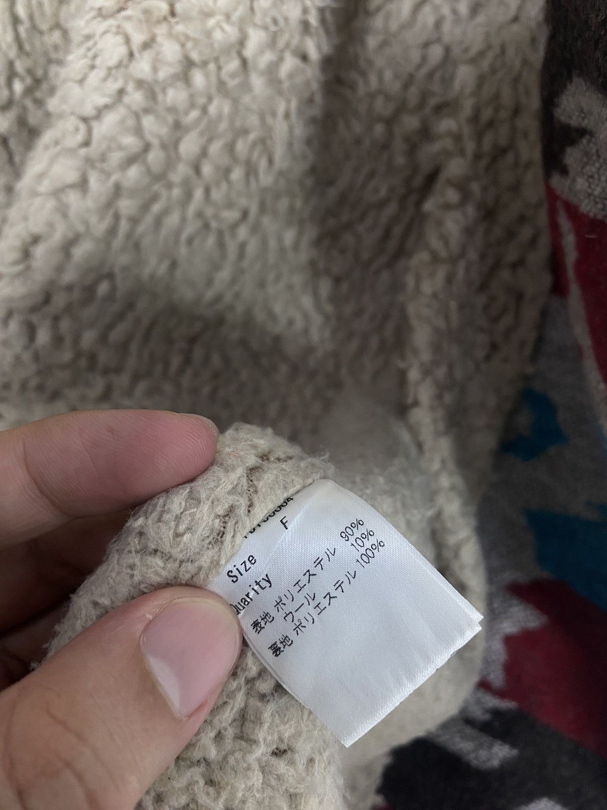 Japanese Brand Rare‼️ Vintage Tiana Navajo Aztec Native Wool Hoodie Size S / US 4 / IT 40 - 7 Thumbnail