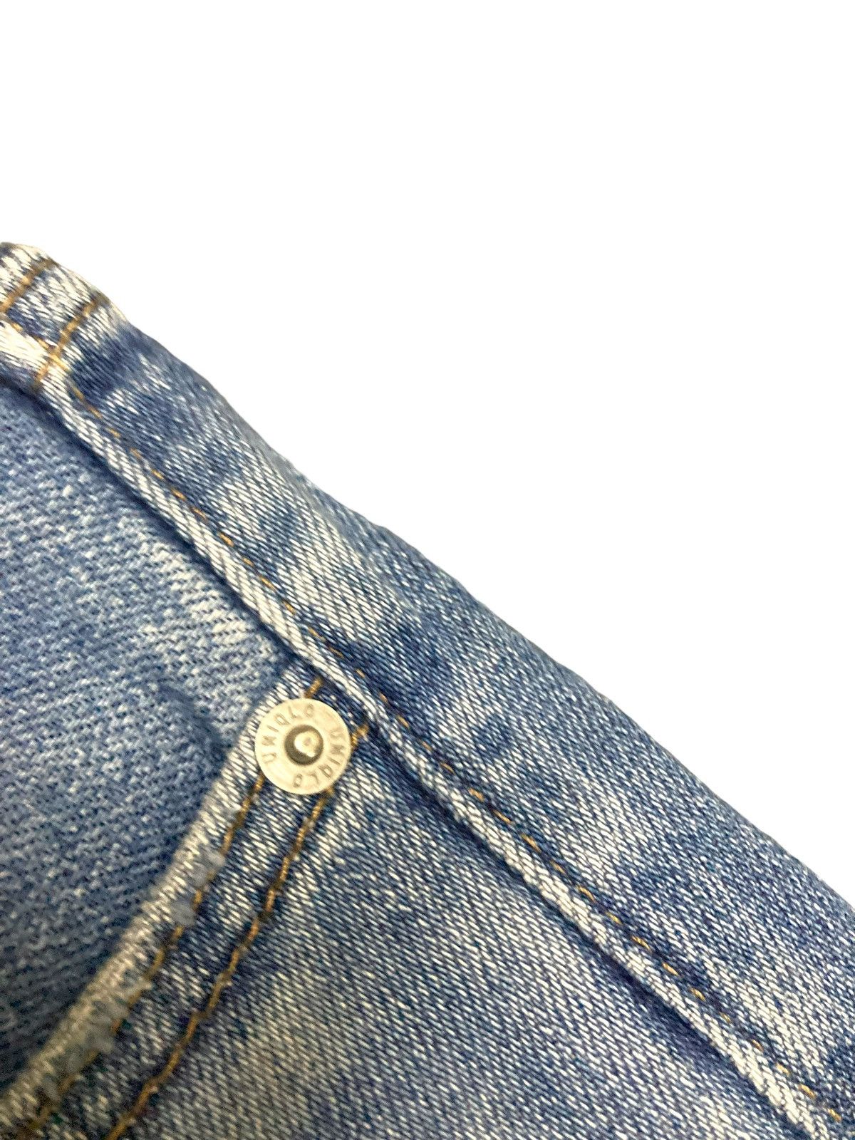 Jun Takahashi × Uniqlo × Vintage Vintage 90s Japan Distressed Denim Size US 31 - 10 Thumbnail