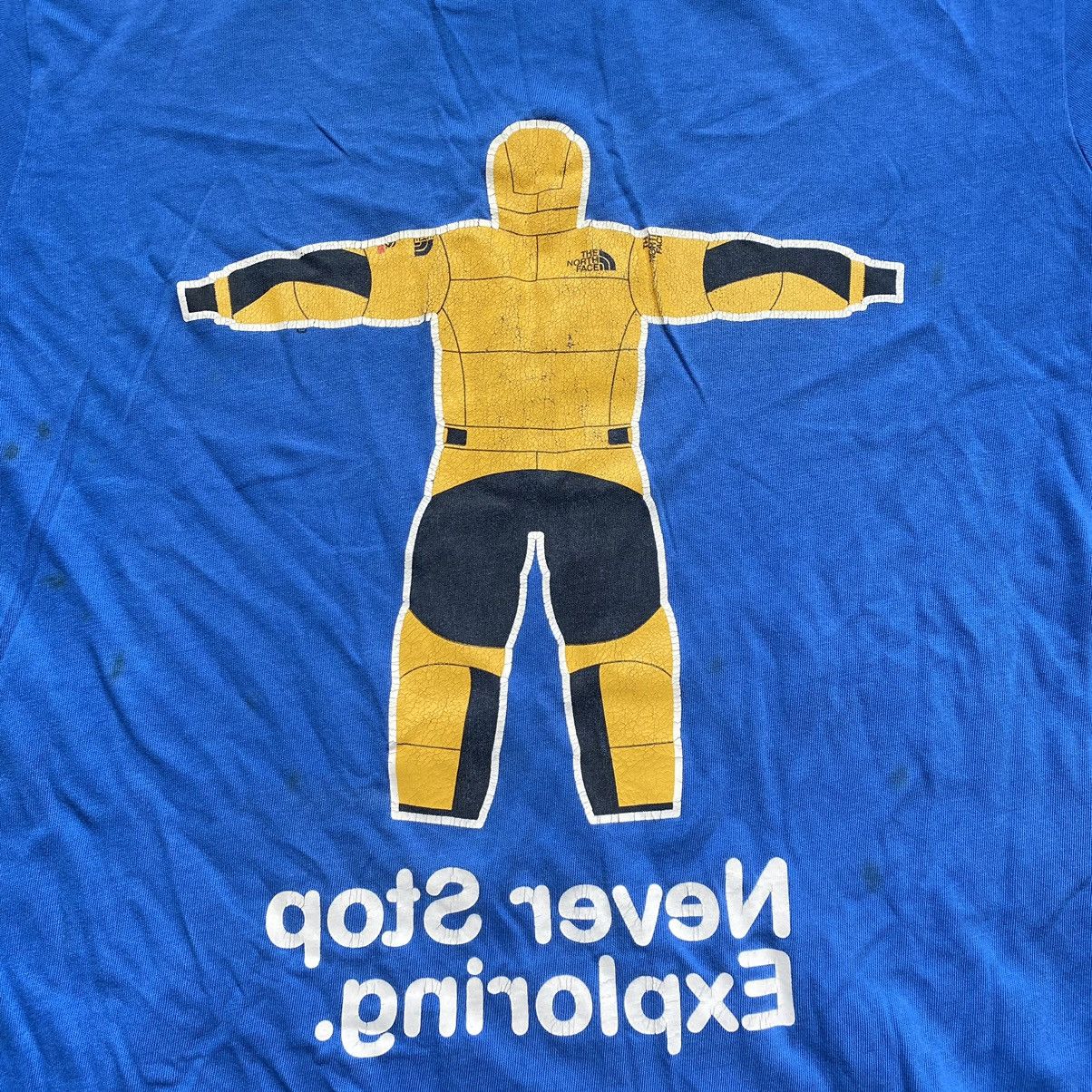The North Face × Vintage VINTAGE THE NORTH FACE PUFFER MAN LOGO TEE Size US L / EU 52-54 / 3 - 4 Thumbnail