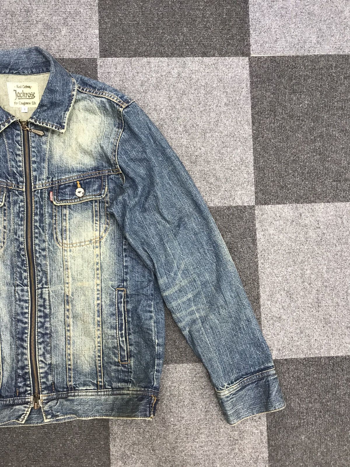 JACKROSE JackRose Japan Zipper Denim Jacket Size US XS / EU 42 / 0 - 2 Thumbnail