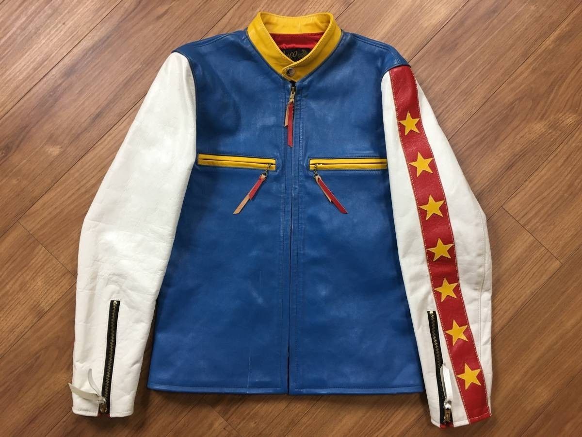 The Real McCoy's × Vintage RARE Real McCoy's BUCO J-100 GUNDAM Horsehide Leather Jacket Size US M / EU 48-50 / 2 - 1 Thumbnail