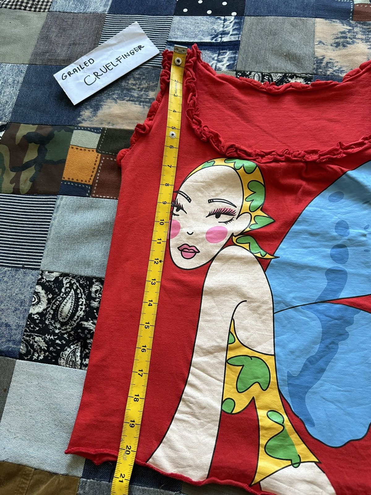 Other Unknown Sleeveless Nice Design Fairy Art Size M / US 6-8 / IT 42-44 - 5 Thumbnail