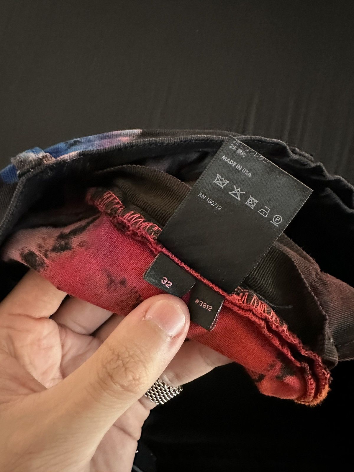 Amiri Amiri Tie Dye Denim Jeans Size US 32 / EU 48 - 5 Thumbnail