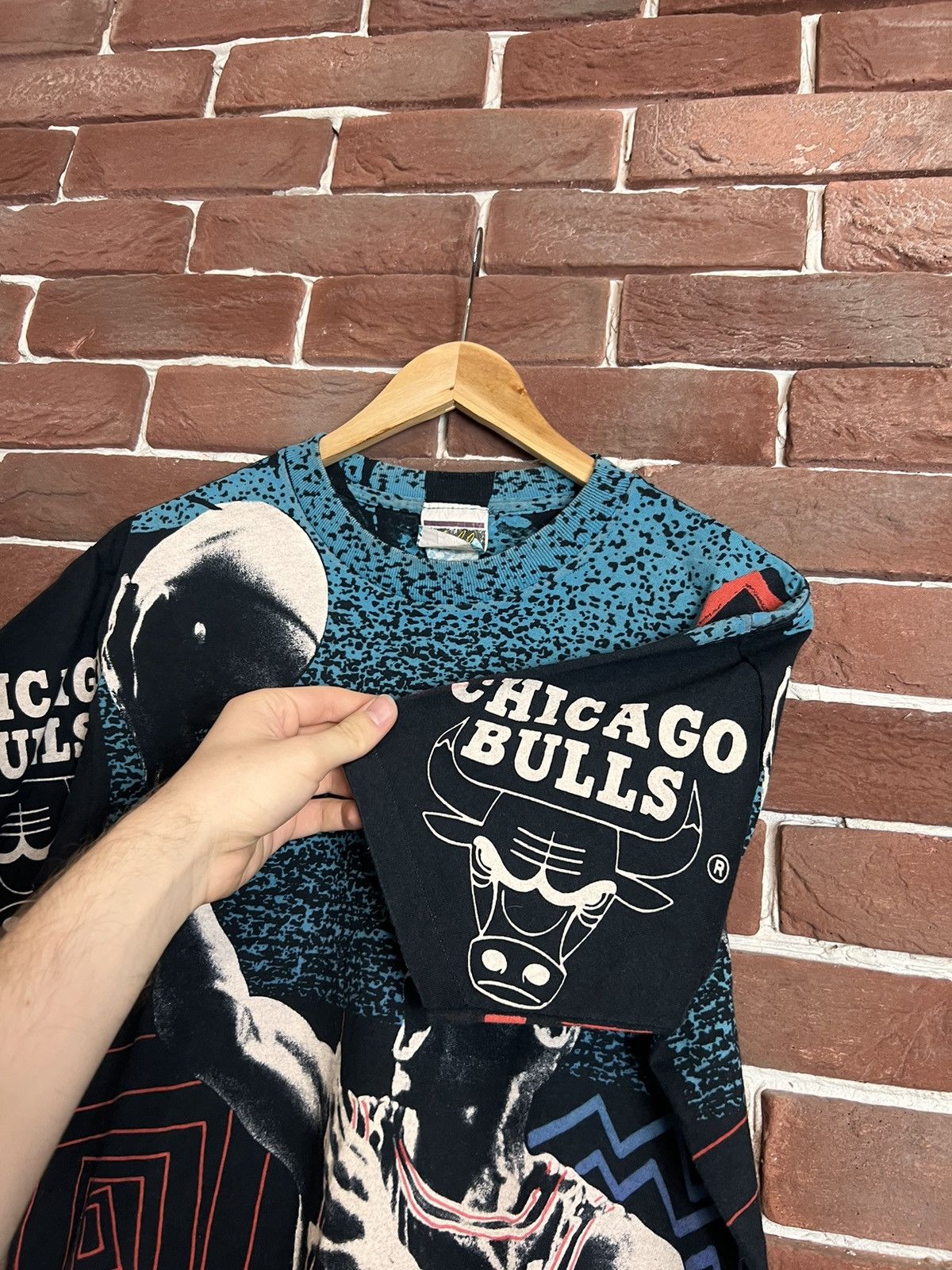 NBA Vintage 90s Magic Michael Jordan Chicago Bulls AOP NBA Tee Size US L / EU 52-54 / 3 - 7 Thumbnail