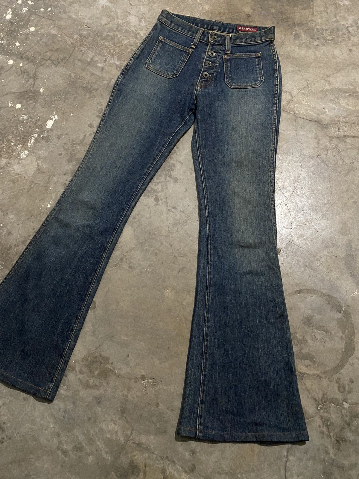 Hysteric Glamour × If Six Was Nine × Le Grande Bleu (L.G.B.) Flare Jeans Edwin Brappers Mud Rusty Grunge Jeans Size US 26 / EU 42 - 1 Thumbnail