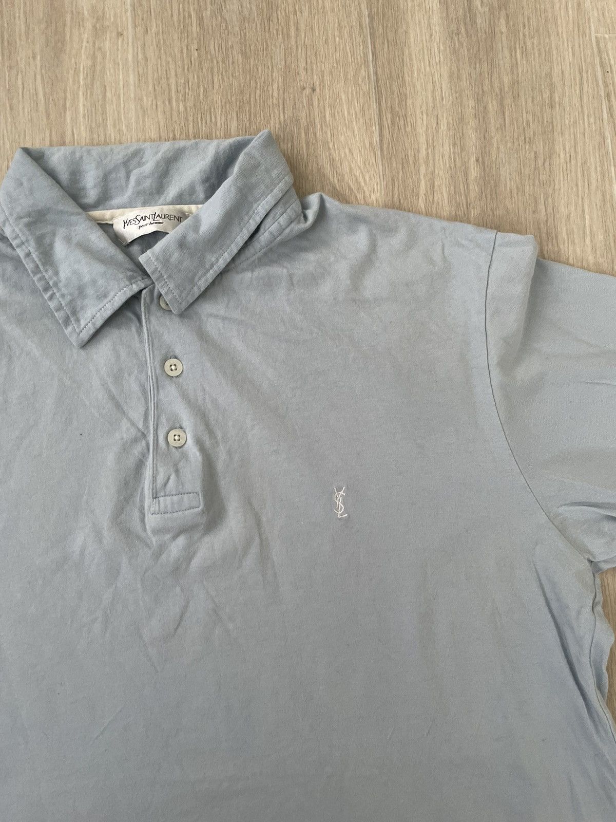 Yves Saint Laurent Vintage YSL polo shirt Size US L / EU 52-54 / 3 - 2 Thumbnail