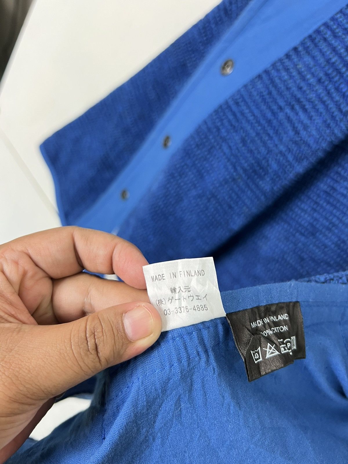 Annikki Karvinen 🔥 VINTAGE UNICA COTTON FINLAND JACKET MADE IN FINLAND Size US L / EU 52-54 / 3 - 11 Thumbnail