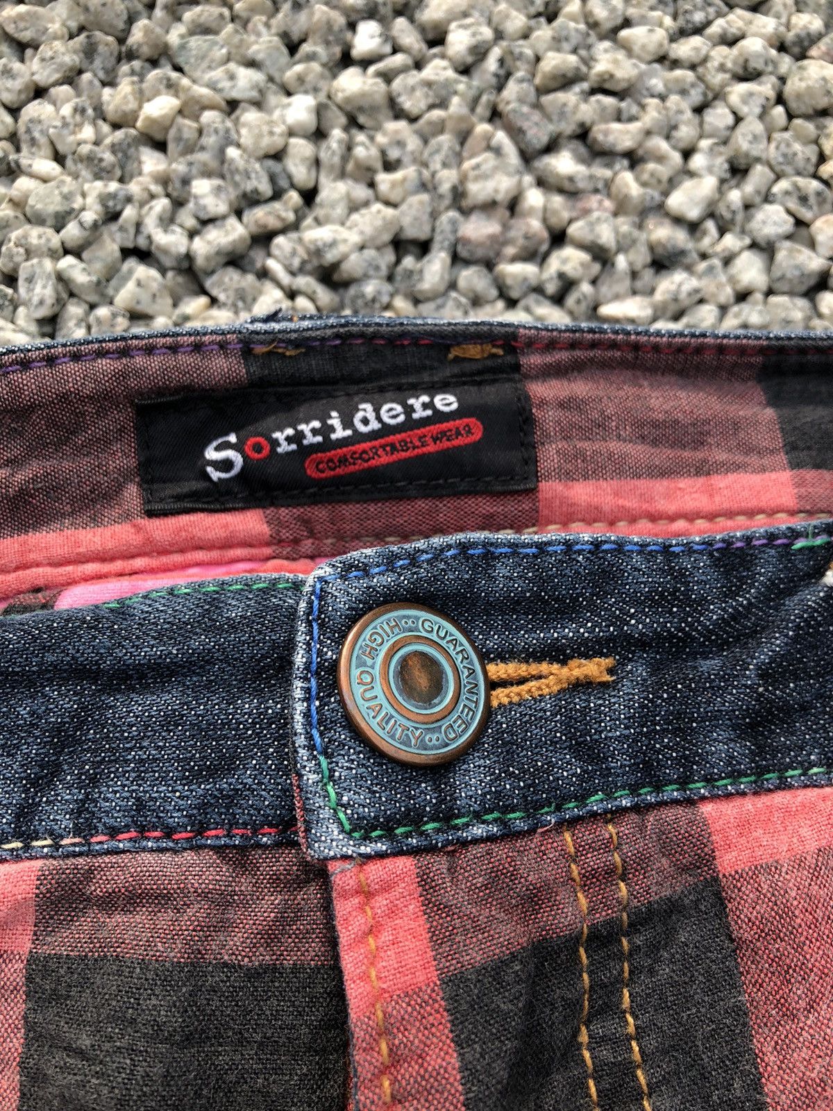 Hysteric Glamour × Japanese Brand SORRIDERE DOUBLE WAIST PRINTED LINING JEAN Size US 38 / EU 54 - 8 Thumbnail
