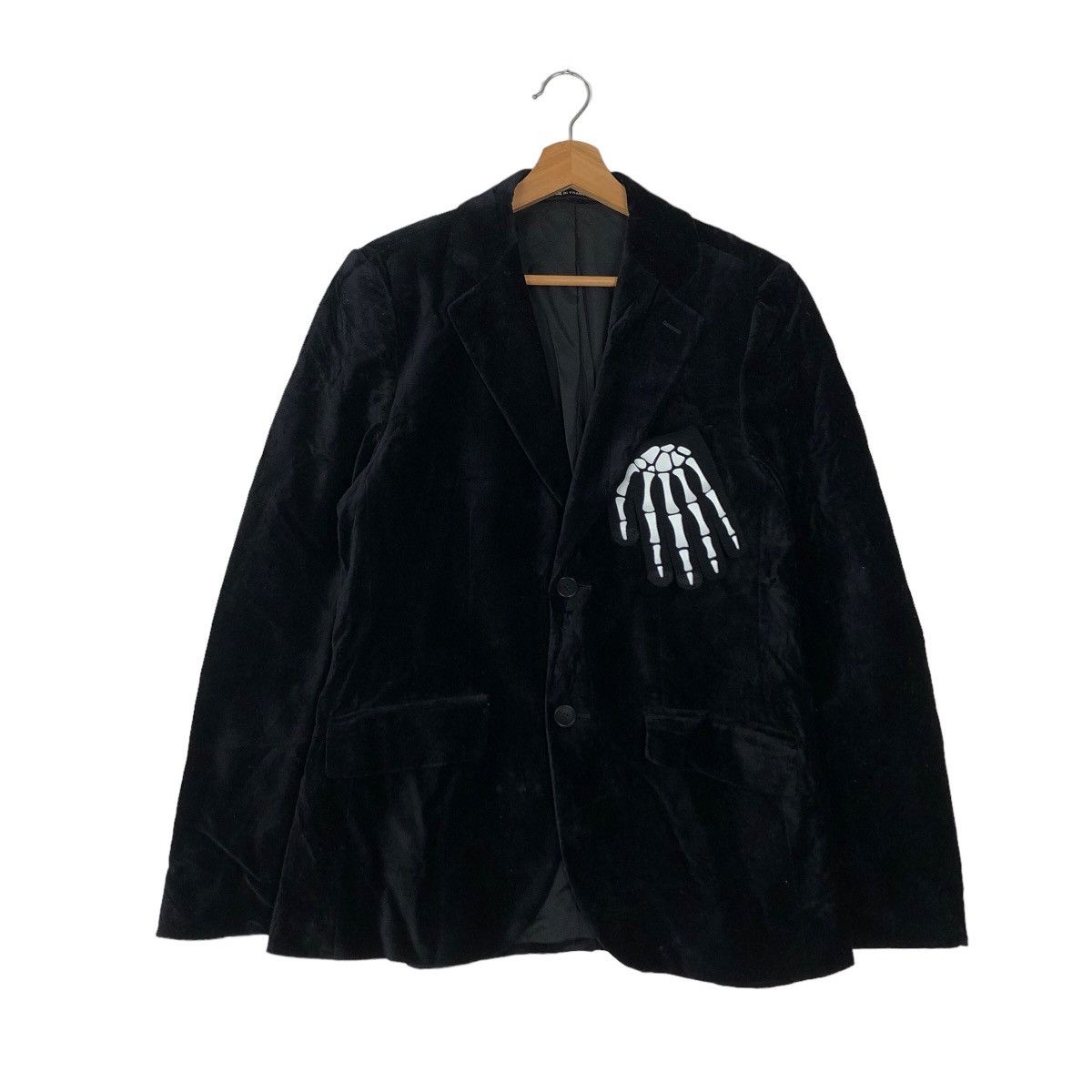 agnes b. DOUBLE BREAST VELVET CHORE JACKET AGNES B. MADE IN FRANCE Size US M / EU 48-50 / 2 - 1 Thumbnail