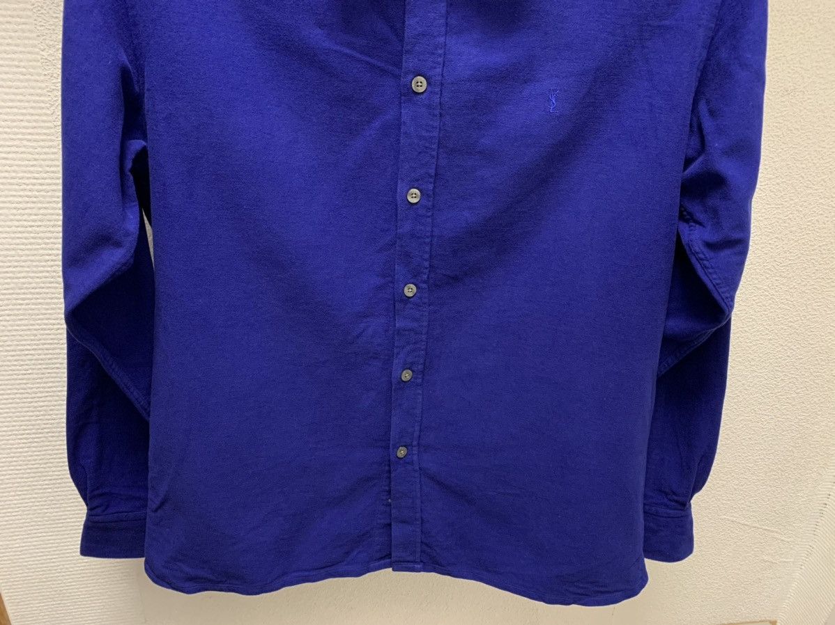 Yves Saint Laurent Yves Saint Laurent YSL overshirt shirt velour M sz Size US M / EU 48-50 / 2 - 6 Thumbnail