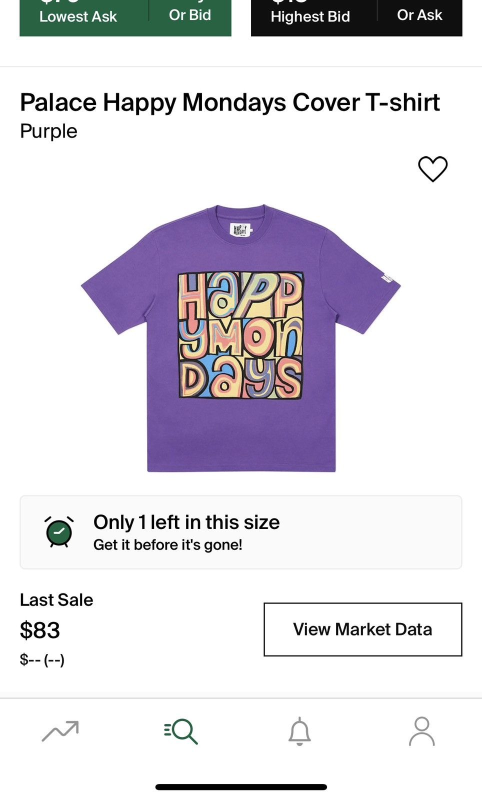 Palace Palace Happy Mondays tee Size US M / EU 48-50 / 2 - 6 Thumbnail
