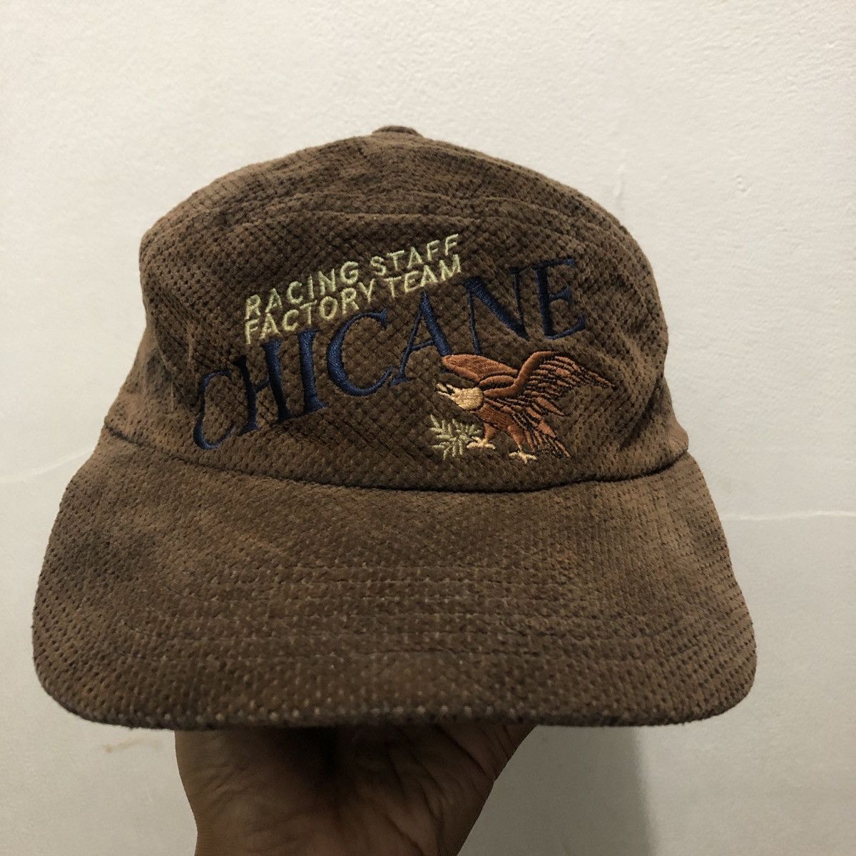 Vintage Vintage Chicane Racing Staff Factory Team Hat Size ONE SIZE - 1 Thumbnail
