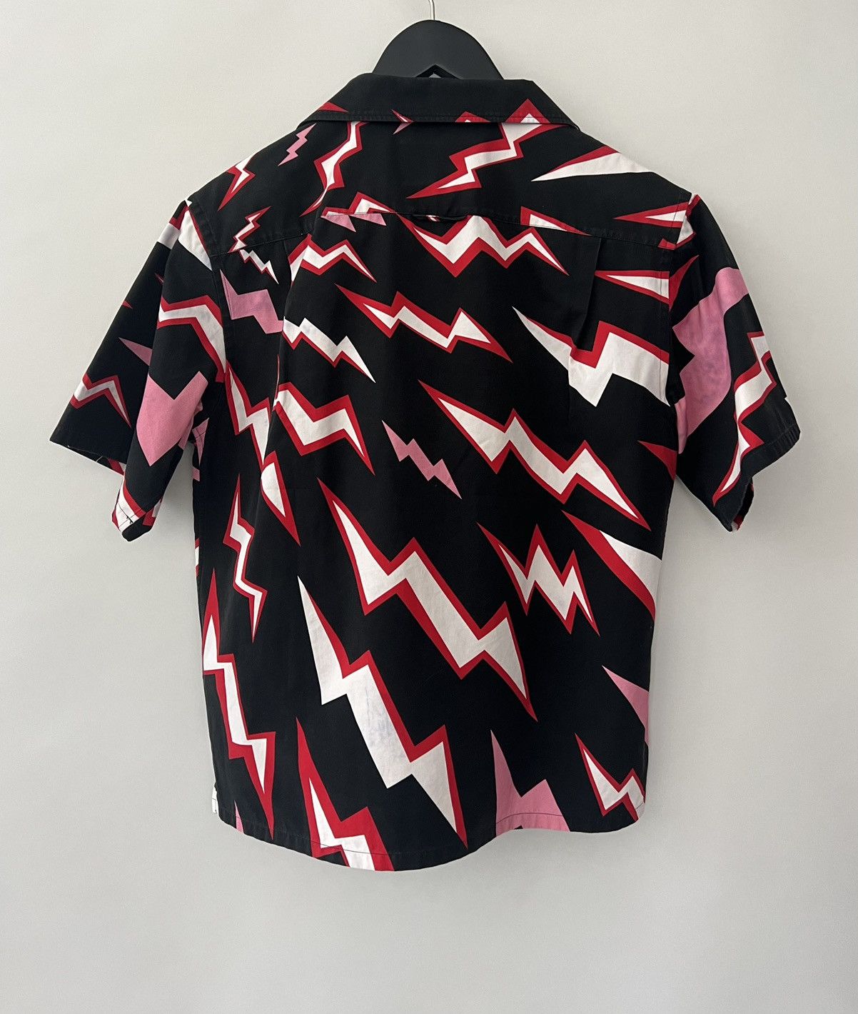 Prada Prada Printed Thunder Cotton Poplin Shirt Size US S / EU 44-46 / 1 - 2 Thumbnail