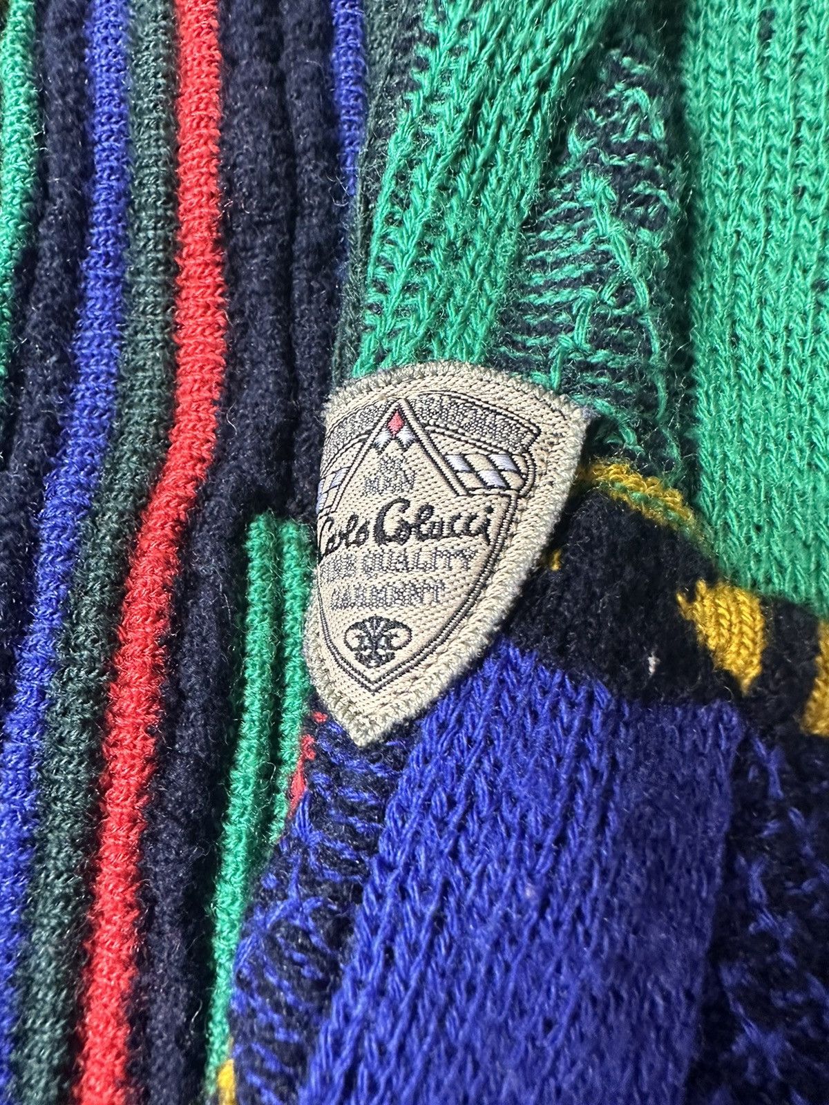 Carlo Colucci × Coogi Carlo Colucci Multicolor Knit Cardigan, Coogi style Size US M / EU 48-50 / 2 - 3 Thumbnail