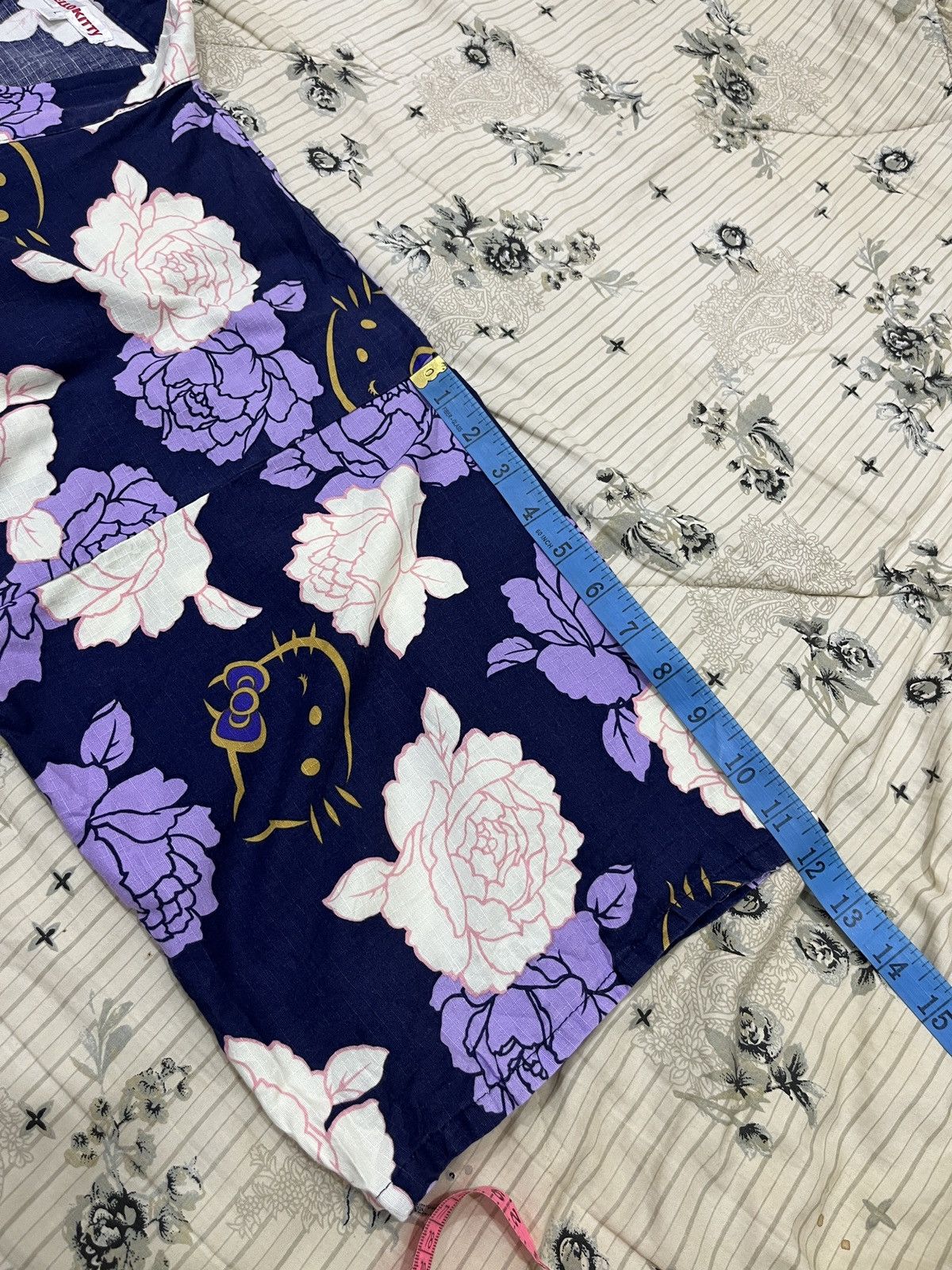 Anime (Uuuu) 🔥💣 ANIME JAPAN HELLO KITTY FULLPRINT KIMONO Size L / US 10 / IT 46 - 11 Thumbnail