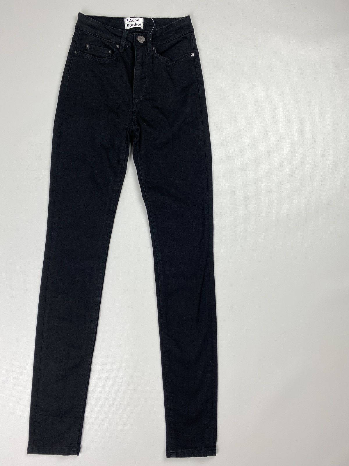 Acne Studios Acne Studios Pin Black ladies jeans size 23 / 32 black Size 23" - 3 Thumbnail