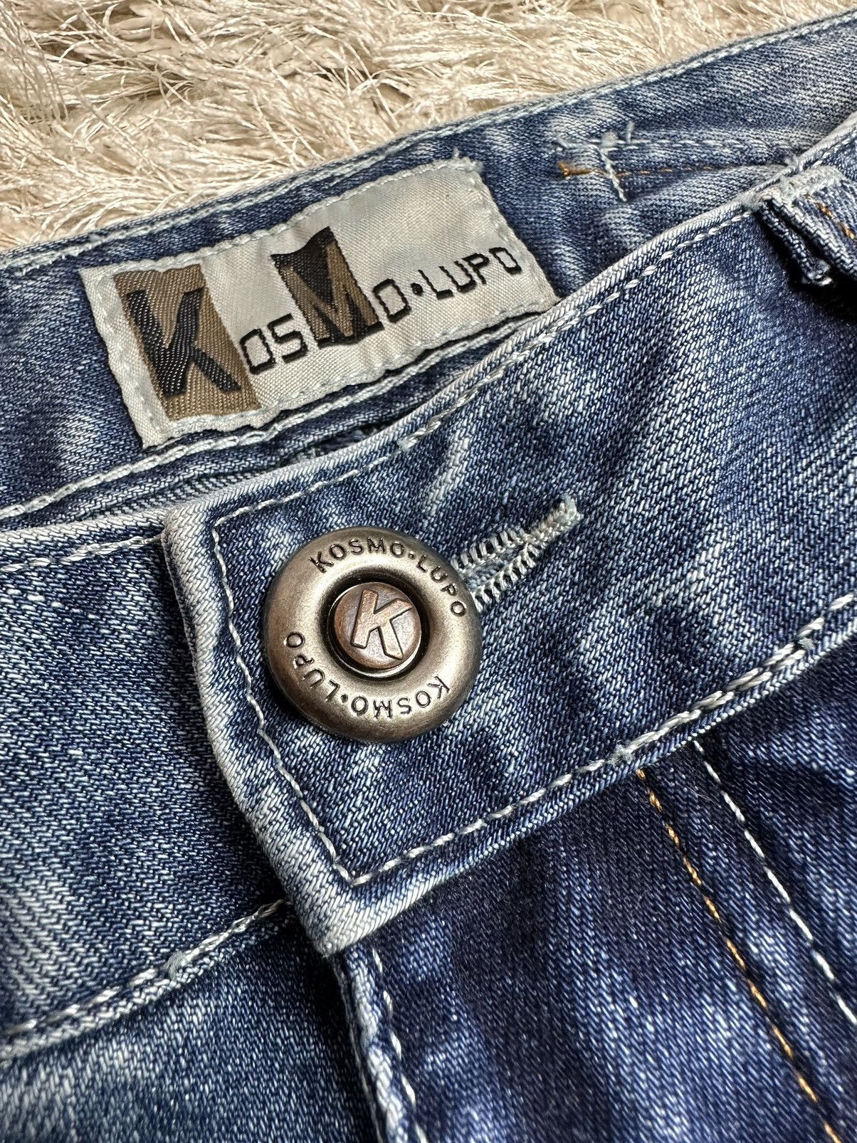 Denime Street Wear Vintage Jeans K&M Kosmo Lupo Size US 29 - 12 Thumbnail