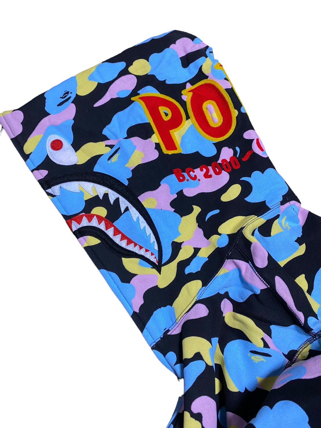 Bape BAPE NEW multi camo 2nd shark full zip hoodie Size US M / EU 48-50 / 2 - 3 Thumbnail