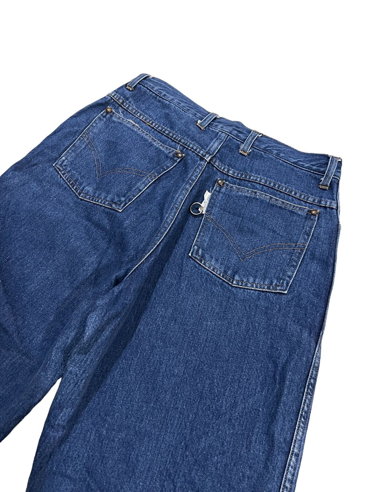 Comme des Garcons Homme ARCHIVE 80s Homme High Waist Baggy Gabardine 🎈Classic Denim Size US 28 / EU 44 - 6 Thumbnail