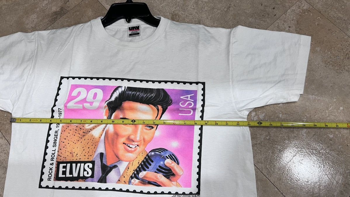 Band Tees 1992 Elvis Presley USPS STAMP Tee Size XL Single Stitch Size US XL / EU 56 / 4 - 9 Thumbnail