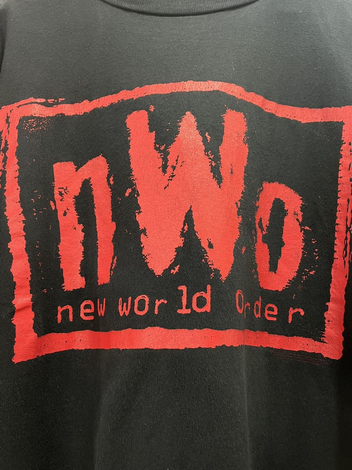 Vintage × WCW/nWo × WWF VTG NEW WORLD ORDER SPELLOUT Size US XL / EU 56 / 4 - 1 Thumbnail