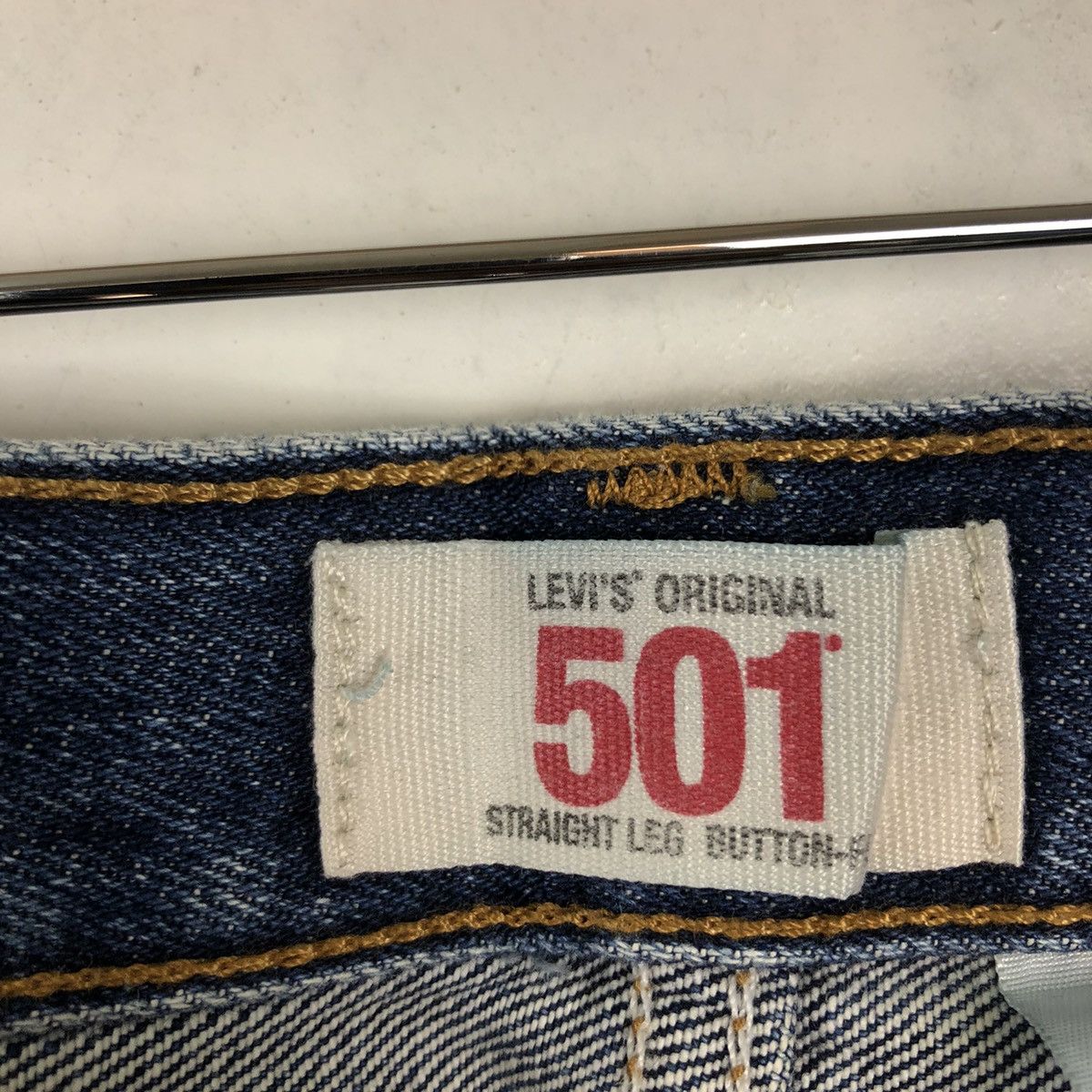 Levi's VINTAGE LEVI’ S ORIGINAL 501 DENIM STRAIGHT CUT Size US 30 / EU 46 - 10 Thumbnail