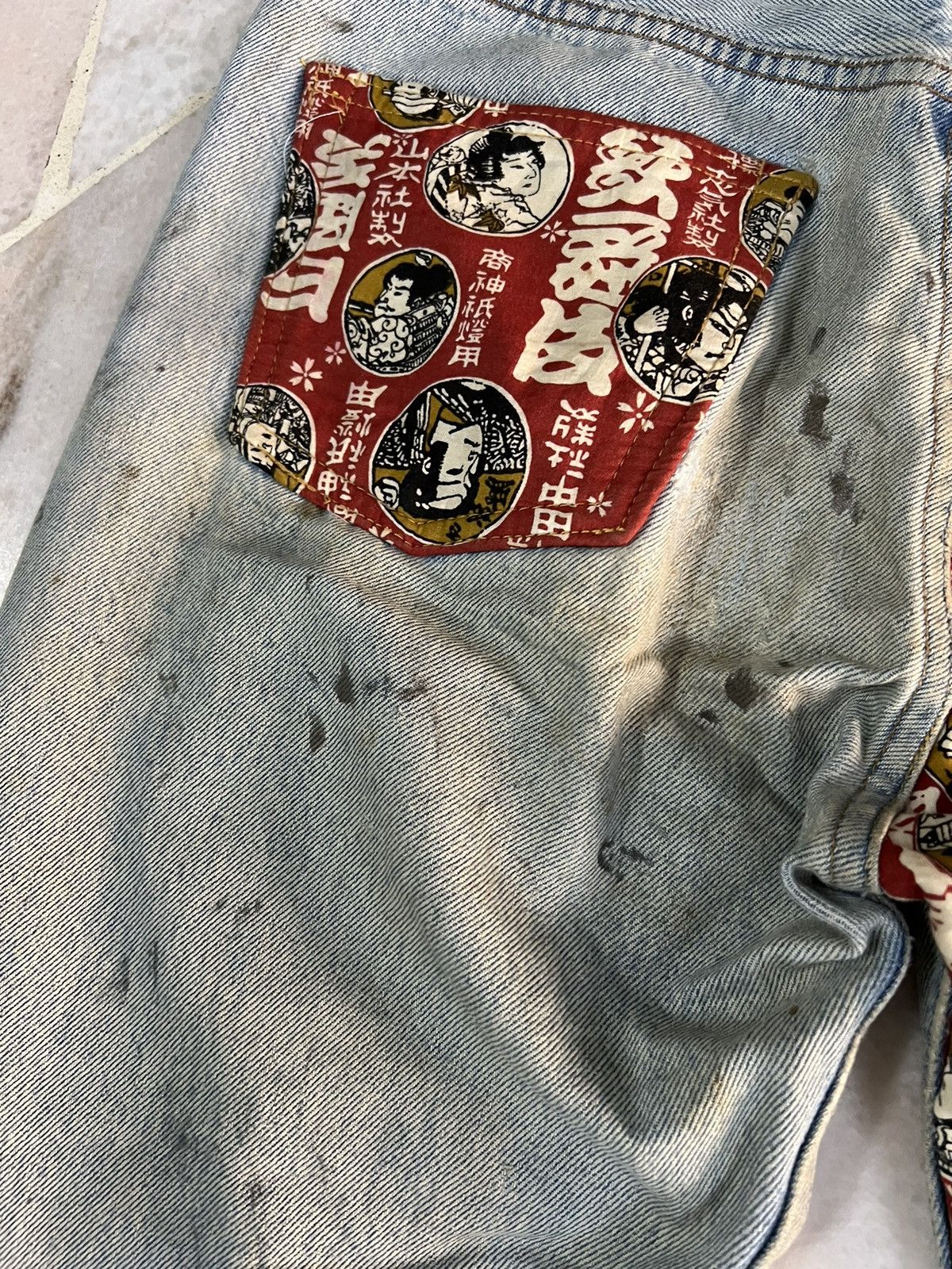If Six Was Nine × Levi's LAST DROP 🔥Vintage 90’s Levis 501 Distressed Denim Jeans Size US 30 / EU 46 - 8 Thumbnail