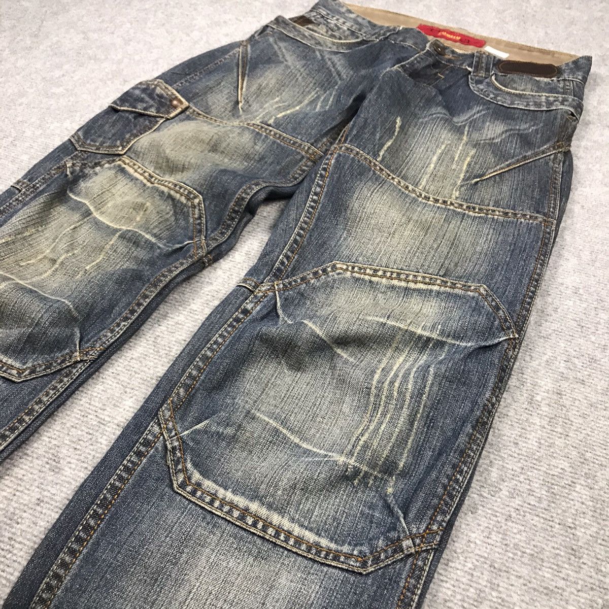 JNCO × Japanese Brand × Vintage BAGGY DENIM POMELO JAPANESE JEANS PANTS Size US 28 / EU 44 - 7 Thumbnail