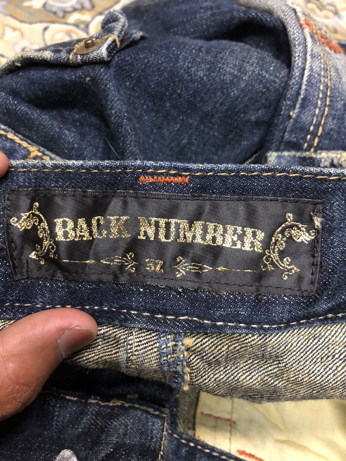 Other BUCKLE BACK WASHED BLUE DENIM BY BACK NUMBER Size US 34 / EU 50 - 3 Thumbnail