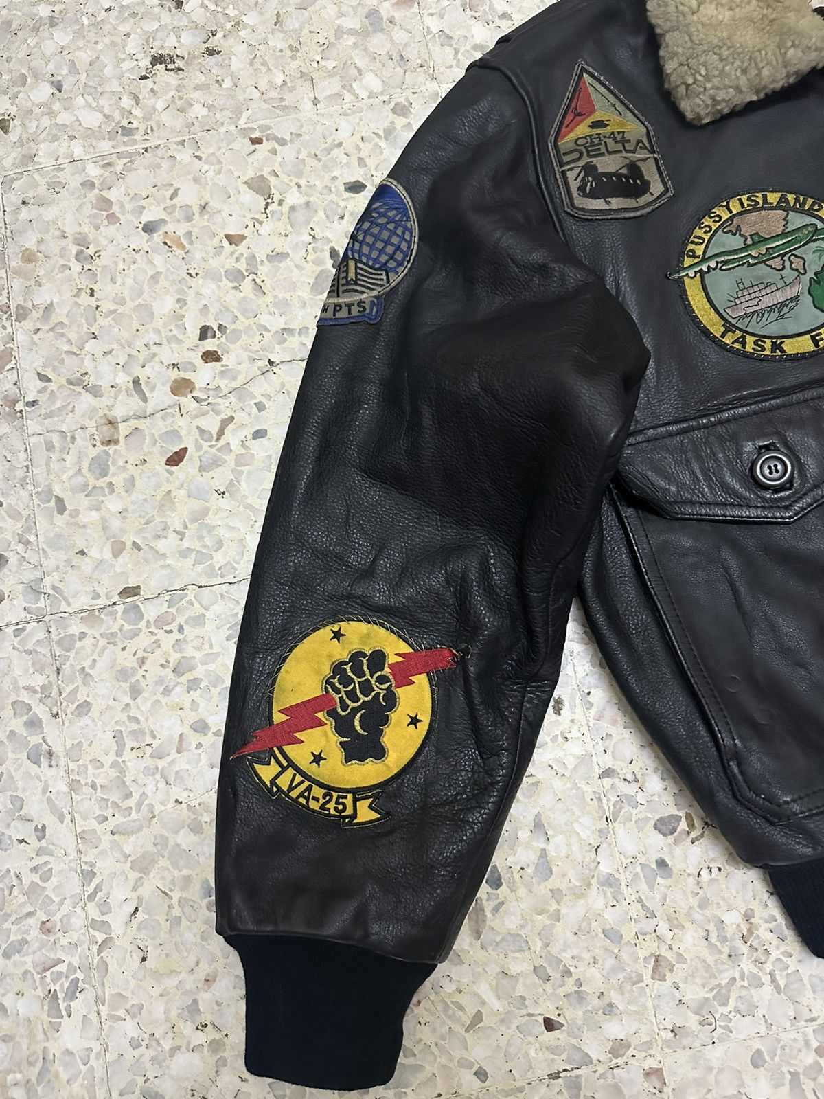 Japanese Brand × Kadoya × Vintage Vintage Kadoya WW2 G-1 Us Aviator Flight Jacket TopGun stlye Size US M / EU 48-50 / 2 - 4 Thumbnail