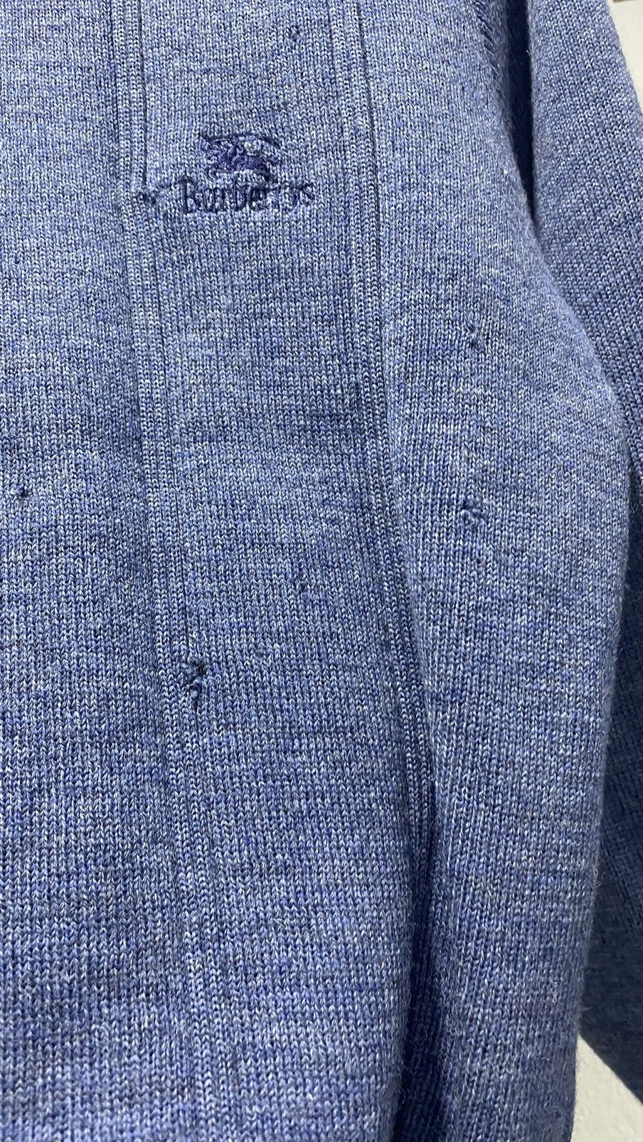 Burberry 🚨FINAL DROP🚨 Vintage Burberrys Wool Sweater Suede Padding Size US M / EU 48-50 / 2 - 9 Thumbnail