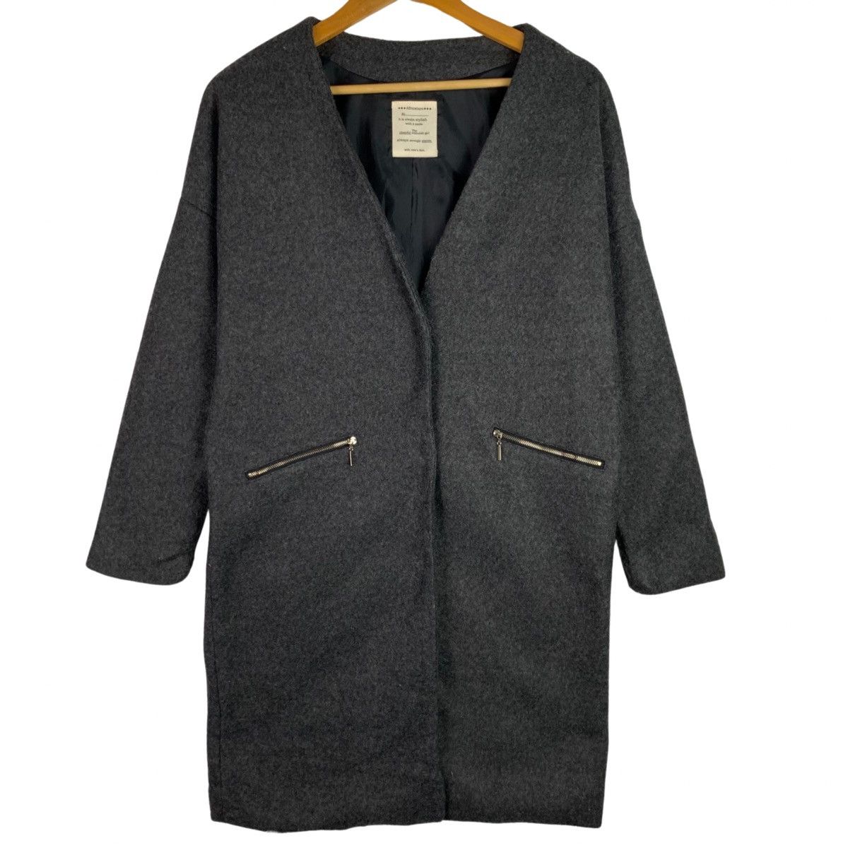 Japanese Brand × Vintage Vintage Japanese Brand Wool coat jacket Size US XL / EU 56 / 4 - 1 Thumbnail