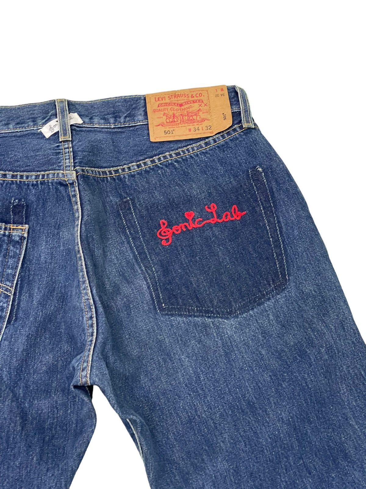 Sonic Lab Rebuild by Sonic Lab Nepenthes Vtg Levi’s 501 Regular 5🟦8 Size US 34 / EU 50 - 17 Thumbnail