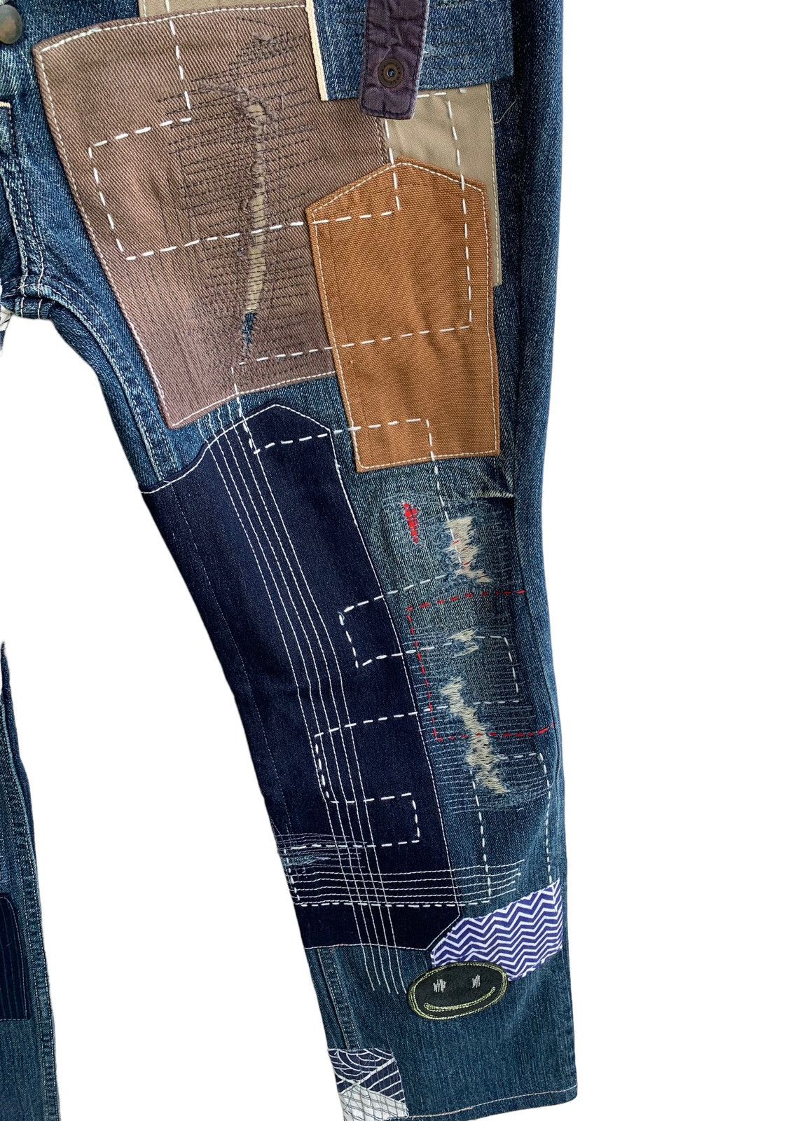 🔥Insane Design Kapital Patchwork Rework sashiko Denim