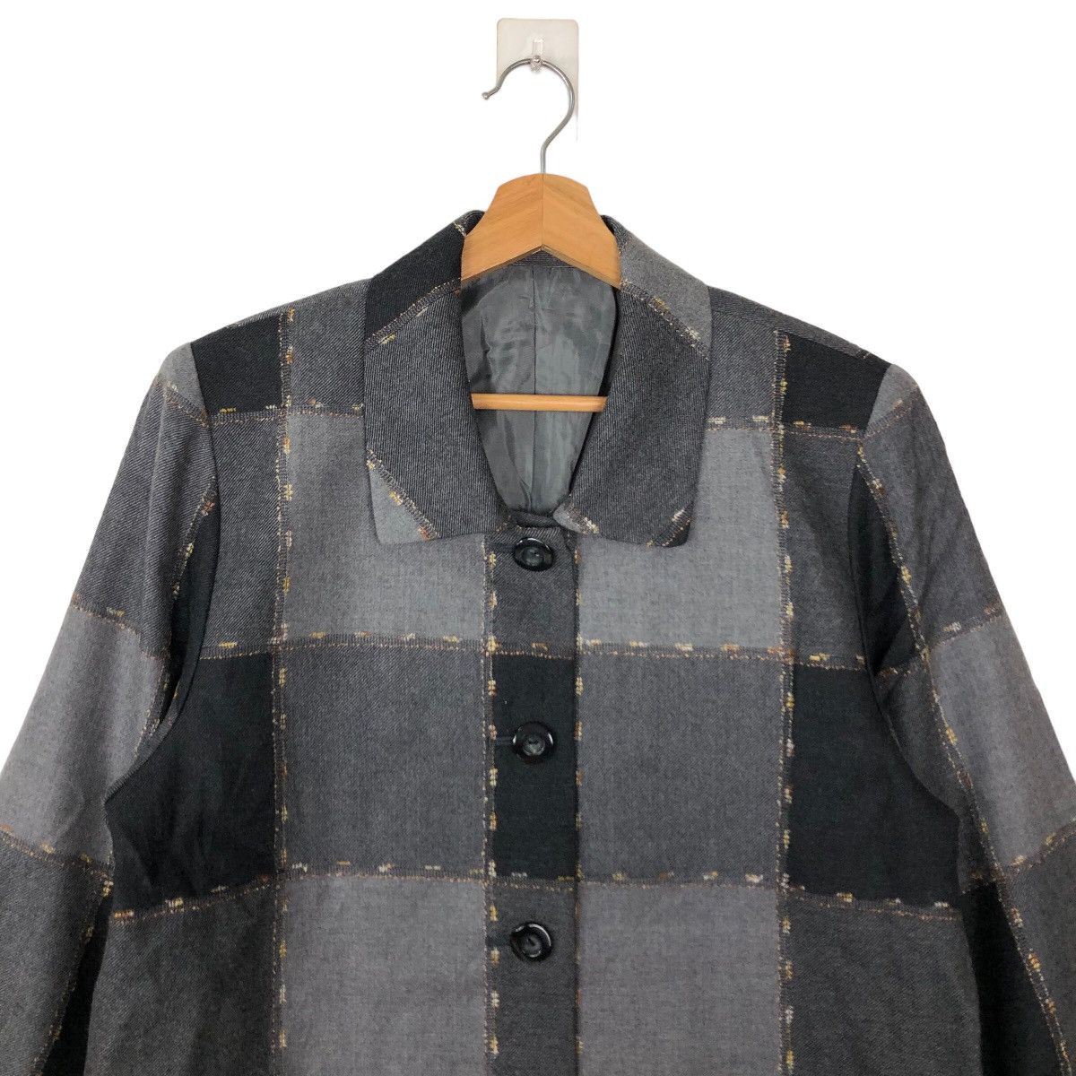 Issey Miyake VINTAGE JAPAN JACKET TARTAN DESIGN ISSEY MIYAKE STYLE Size US M / EU 48-50 / 2 - 2 Thumbnail