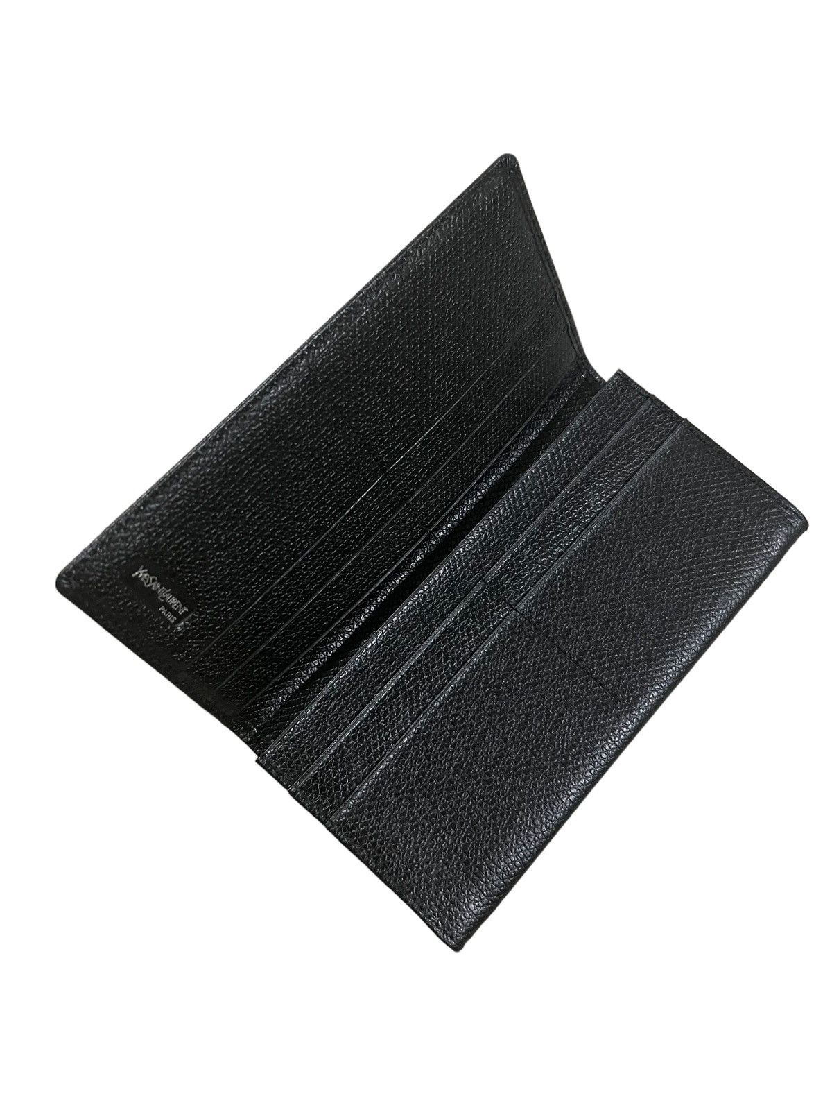 Yves Saint Laurent Yves Saint Lauren Paris Bifold Minimal Leather Long Wallets Size ONE SIZE - 5 Thumbnail
