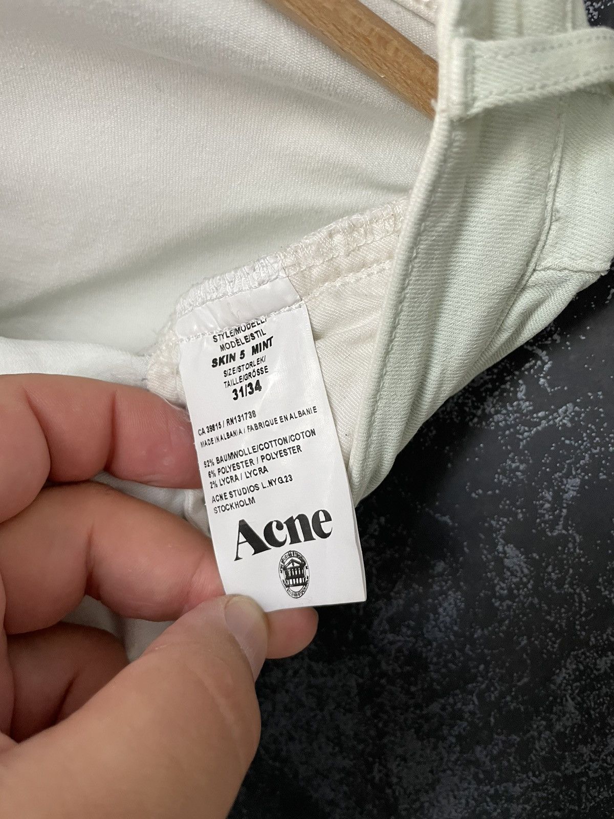Acne Studios ACNE STUDIOS Skin 5 mint Jeans Size 31/34 denim pants Size US 31 - 6 Thumbnail