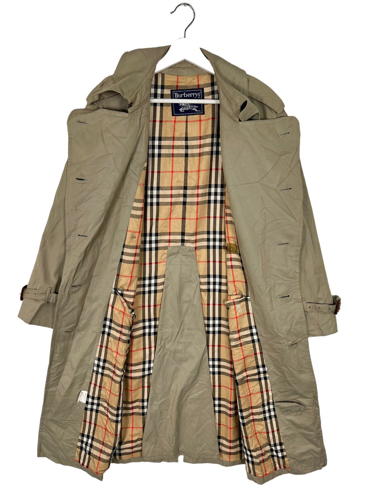 Burberry 🔥 BURBERRY NOVA CHECK LINING TRENCHCOAT Size US M / EU 48-50 / 2 - 5 Thumbnail