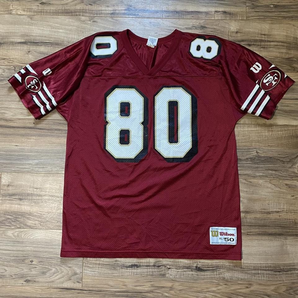 Vintage 90s Wilson Jerry Rice San Francisco 49ers Jersey Size XL | Grailed