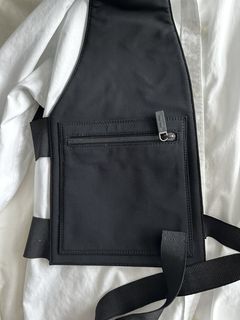 Used MIU MIU 1999 Archive Mesh Shoulder Bag Crossbody Nylon Black