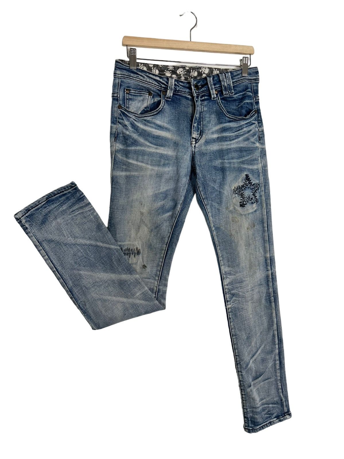 If Six Was Nine 🔥 DYED SCORPION SLIM FIT DENIM Size US 32 / EU 48 - 4 Thumbnail