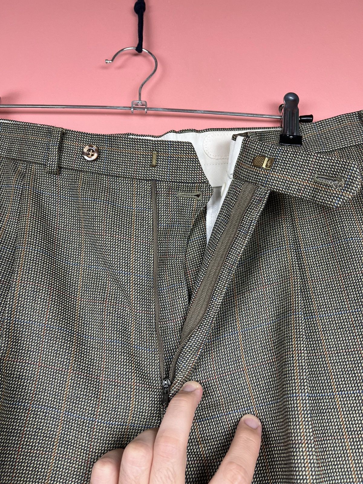 DAKS Daks wool suit classic hype sale blazer and pants Size 44R - 11 Thumbnail