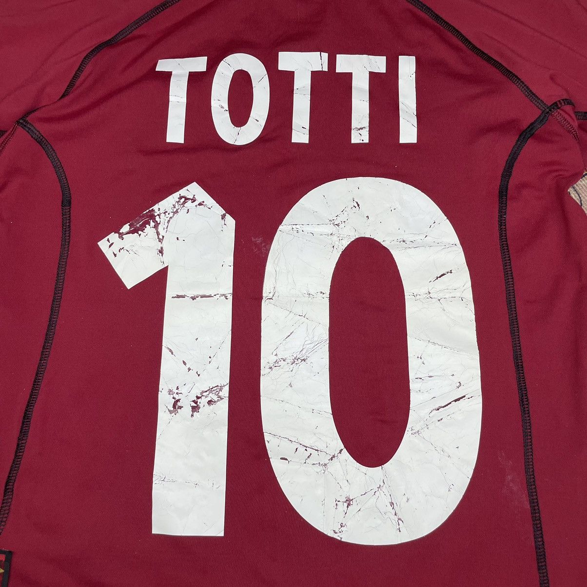 Kappa AS Roma Vintage 2000-01 Home Kappa #Totti no.10 Size US S / EU 44-46 / 1 - 7 Thumbnail